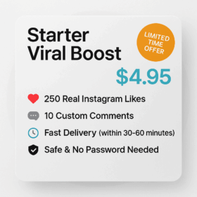Starter Viral Boost – First-Time Offer